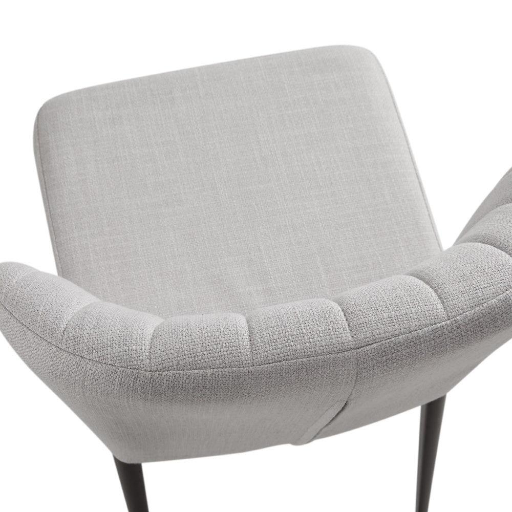 Grey Shell Dining Chair #130015