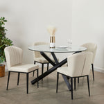 Load image into Gallery viewer, Taupe Shell Dining Chair #130013
