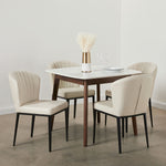 Load image into Gallery viewer, Taupe Shell Dining Chair #130013
