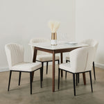 Load image into Gallery viewer, Ivory Shell Dining Chair #130014
