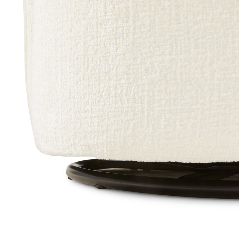 Beige Swivel Accent Chair 