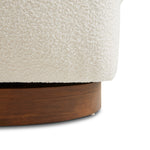 Load image into Gallery viewer, White Boucle Accent Chair #010011
