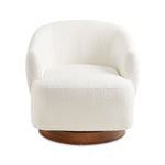 Load image into Gallery viewer, White Boucle Accent Chair #010011
