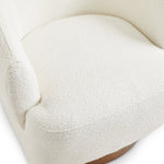 Load image into Gallery viewer, White Boucle Accent Chair #010011
