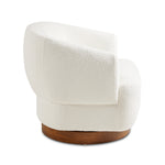 Load image into Gallery viewer, White Boucle Accent Chair #010011
