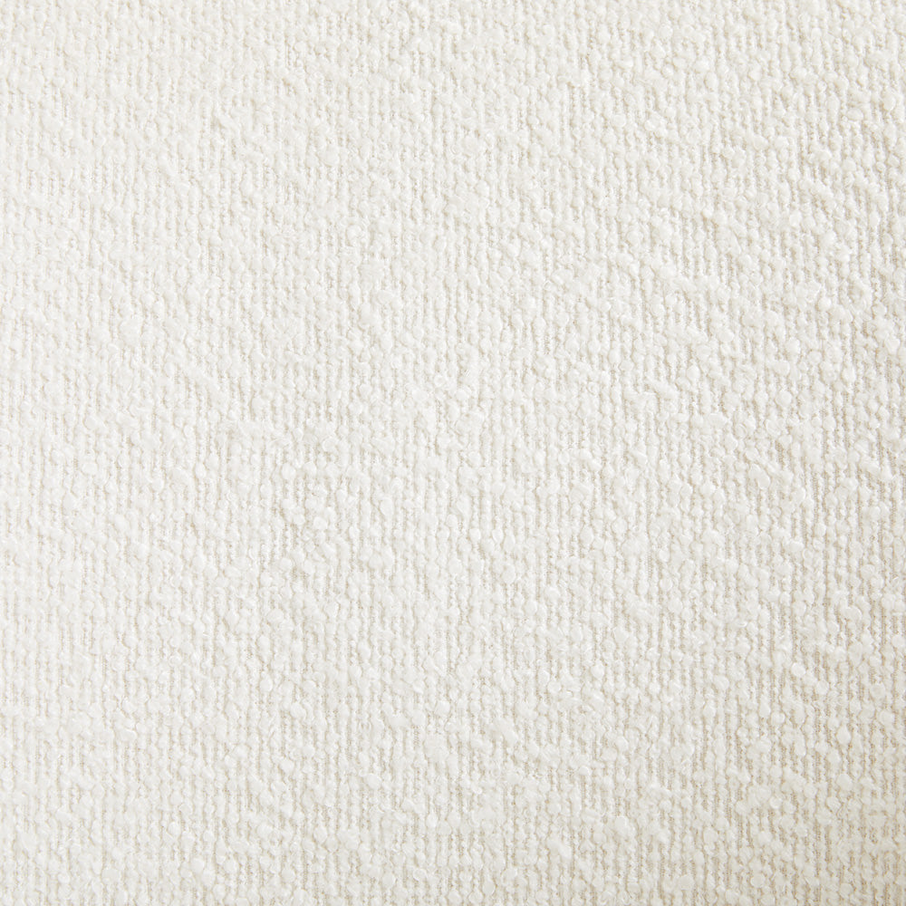 White Boucle Accent Chair #010011