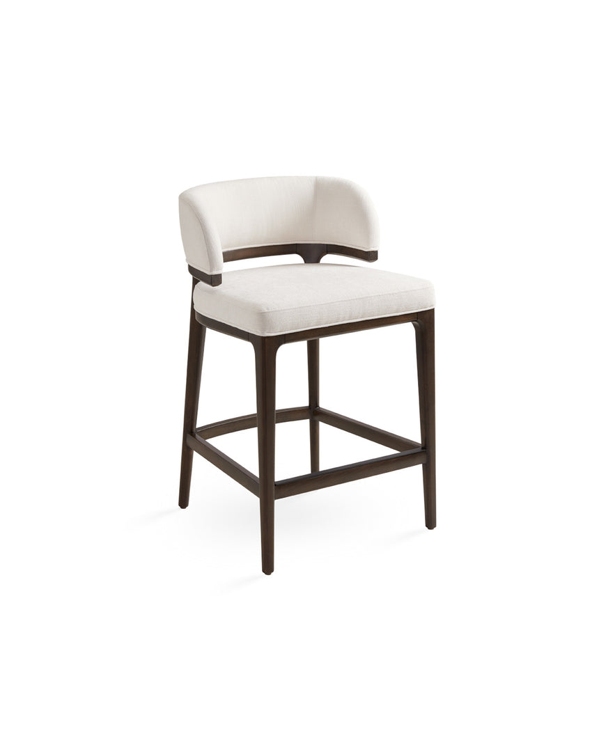 Calvin Counter Chair: Ivory Linen