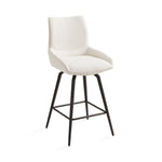 Load image into Gallery viewer, Nona Counter Chair: Ivory Linen
