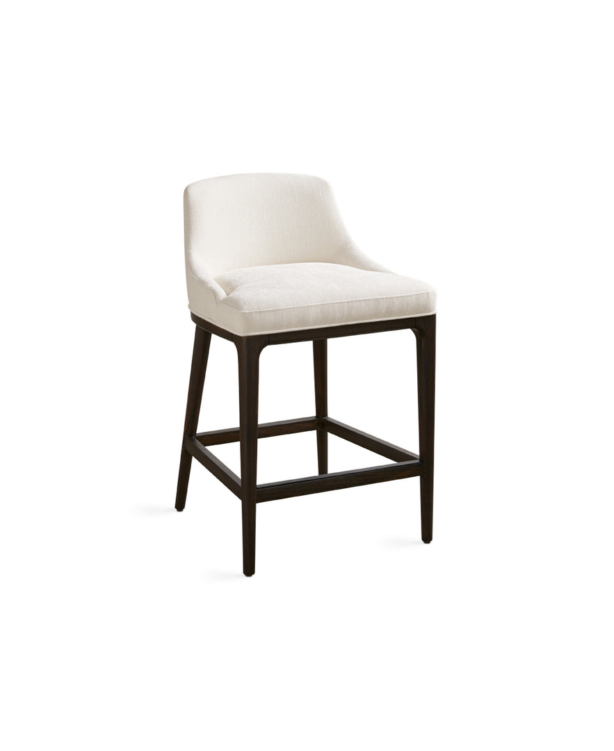Everett Counter Chair: Ivory Linen