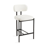 Load image into Gallery viewer, Otis Counter Chair: Cream Fabric
