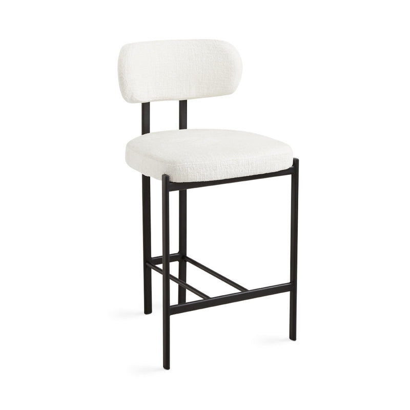 Otis Counter Chair: Cream Fabric
