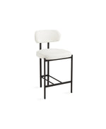 Load image into Gallery viewer, Otis Counter Chair: Cream Fabric
