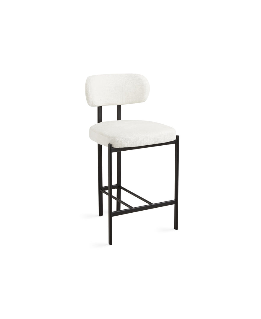 Otis Counter Chair: Cream Fabric