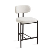 Otis Counter Chair: Grey Linen