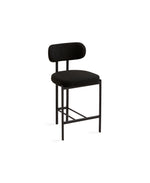 Load image into Gallery viewer, Otis Counter Chair: Black Boucle
