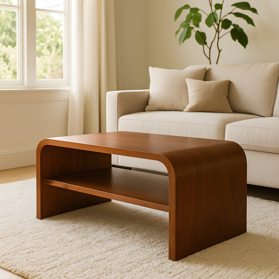 Jeffrey Coffee Table: Walnut #104206