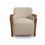 Load image into Gallery viewer, Valencia Accent Chair: Taupe Fabric #104314