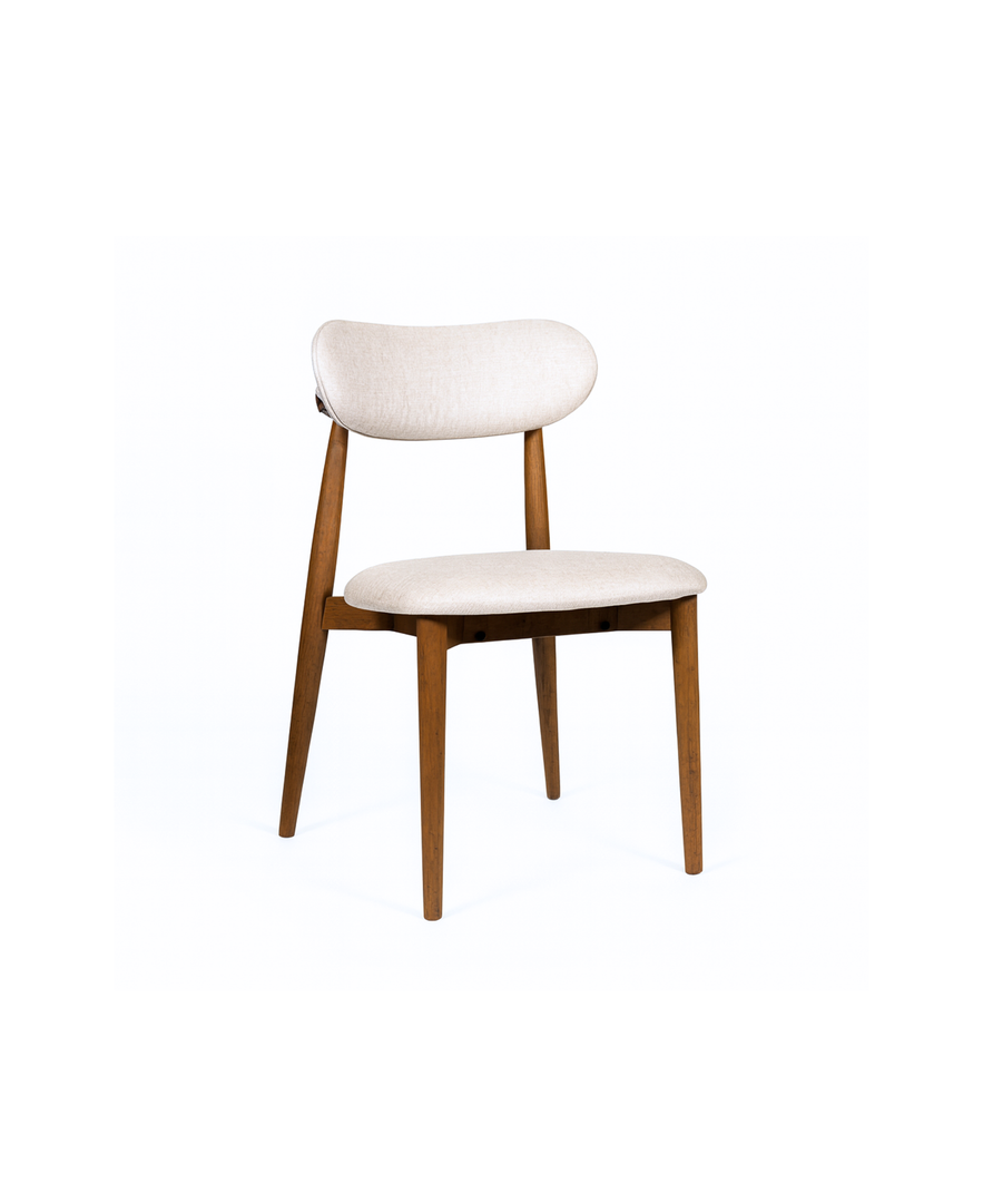 Lillian Dining Chair: Beige Linen #104271