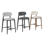 Load image into Gallery viewer, Lillian Counter Chair: Beige Linen