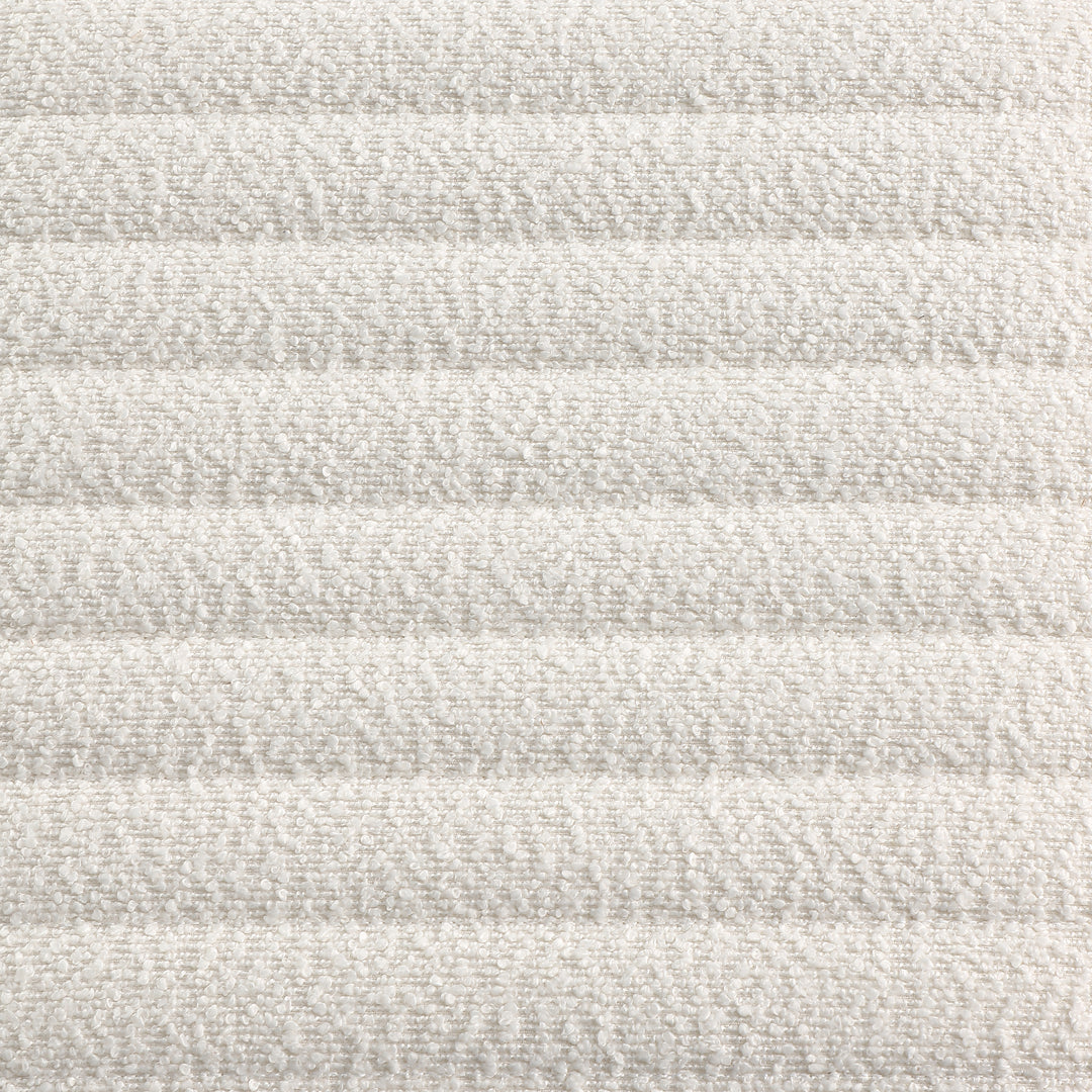 Shaped Boucle Ottoman