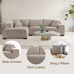 Load image into Gallery viewer, Khaki Sectional Sofa #030006
