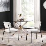 Load image into Gallery viewer, White Dining Chair*2 #130001
