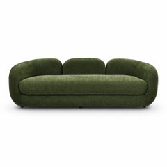 Sienna Curved Sofa - Olive Green Get Set Style Furniture