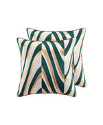 Load image into Gallery viewer, Green-Gold Throw Pillow Covers | Set of 2 #800001

