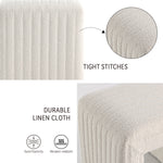 Load image into Gallery viewer, Shaped Boucle Ottoman

