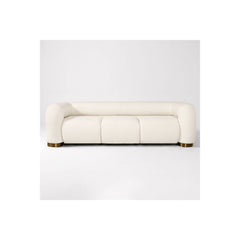 Aurelia Channel-Tufted Sofa (White) Get Set Style Furniture