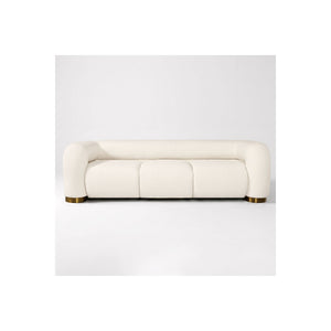 Aurelia Channel-Tufted Sofa (White) Get Set Style Furniture