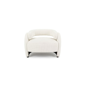 Echo Bouclé Barrel Chair (White) Get Set Style Furniture