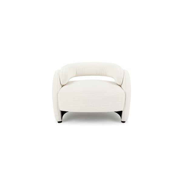 Echo Bouclé Barrel Chair (White) Get Set Style Furniture