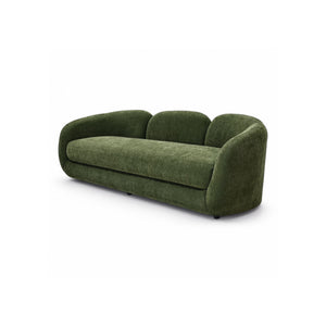 Sienna Curved Sofa - Olive Green Get Set Style Furniture