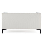 Load image into Gallery viewer, White Tufted Sofa 2 Seats #020003
