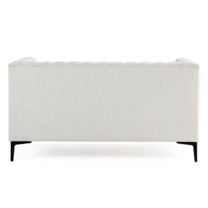 White Tufted Sofa 2 Seaters #020003 Get set style furniture