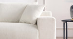 Load image into Gallery viewer, White Sectional Sofa Couch #030005
