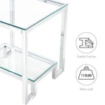 Load image into Gallery viewer, Glass End Table
