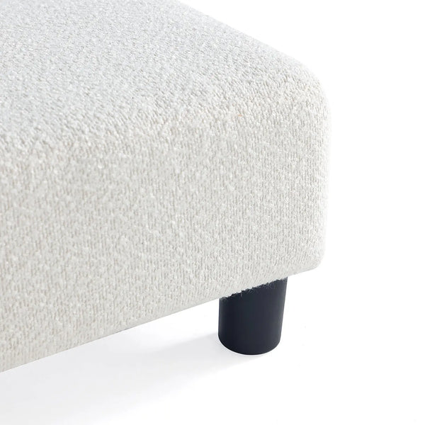 White Foot Resting Stool #100099 Get set style furniture