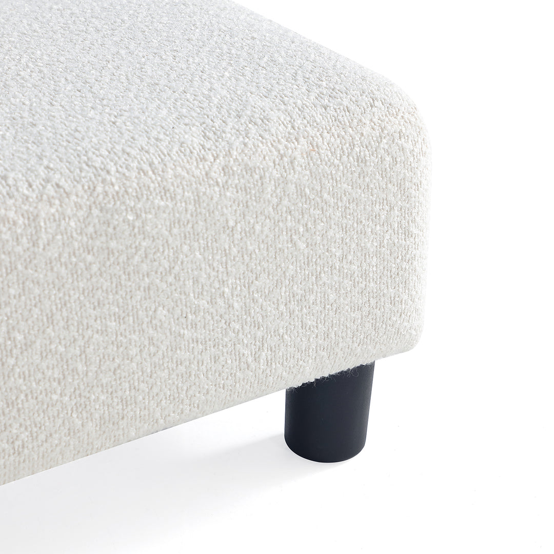 White Foot Resting Stool #100099