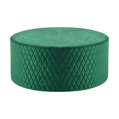 Solid Green Round Coffee Table