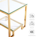 Load image into Gallery viewer, Glass End Table

