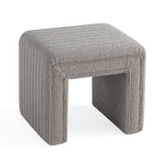 Load image into Gallery viewer, Khaki U-Shaped Boucle Ottoman #100043
