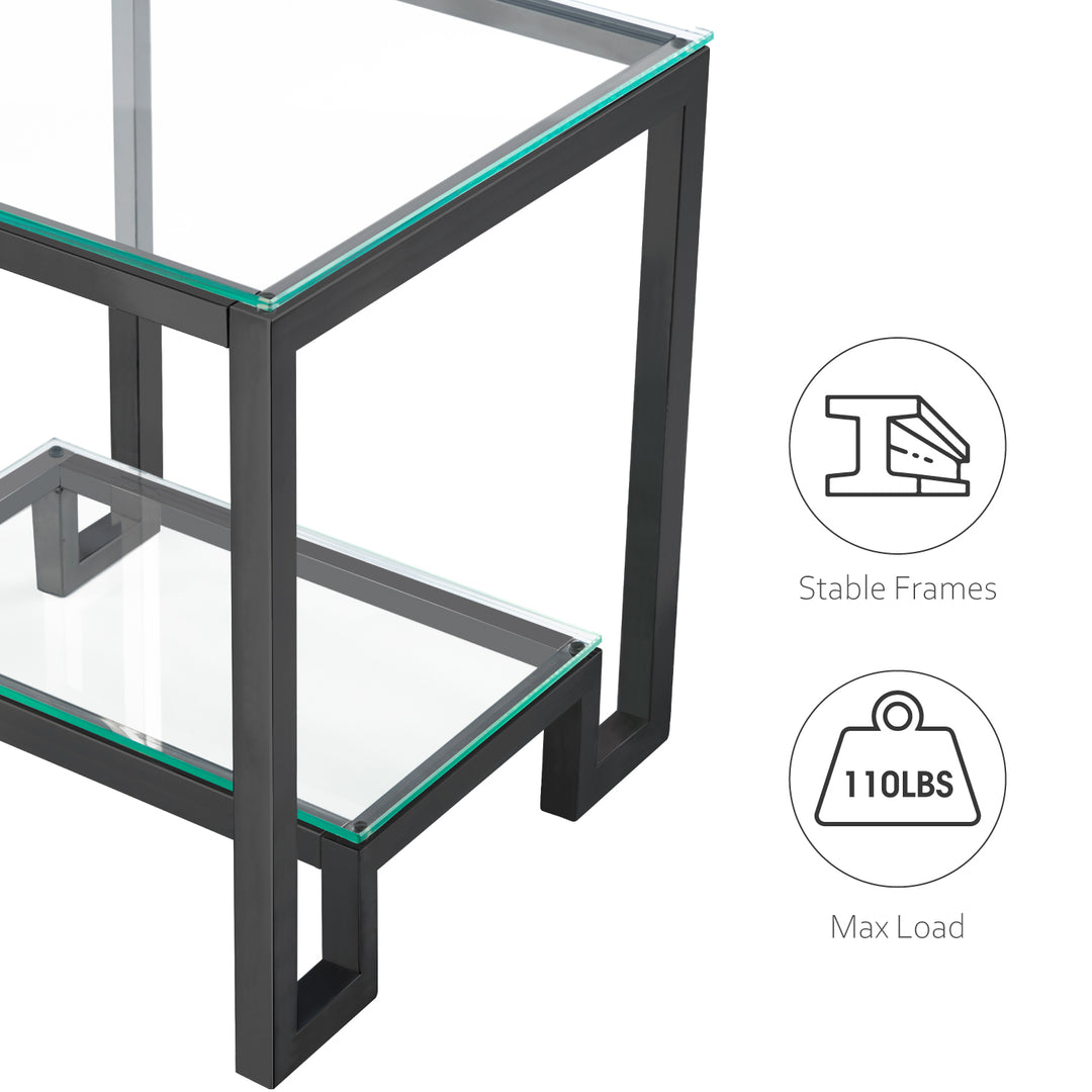 Glass End Table