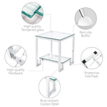 Load image into Gallery viewer, Glass End Table
