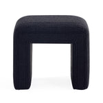 Load image into Gallery viewer, Black U Shaped Boucle Ottoman #100044
