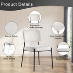 Load image into Gallery viewer, White Dining Chair*2 #130001
