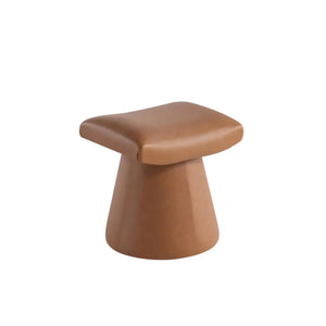 Archer Leather Saddle Ottoman Get Set Style Furniture