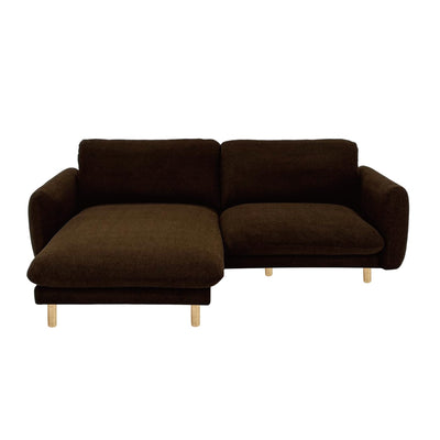 Chocolate Modern L Shape Sectional Sofa #100211