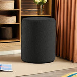 Load image into Gallery viewer, Paulo  Round Boucle Ottoman with Comfy Padded Seat
